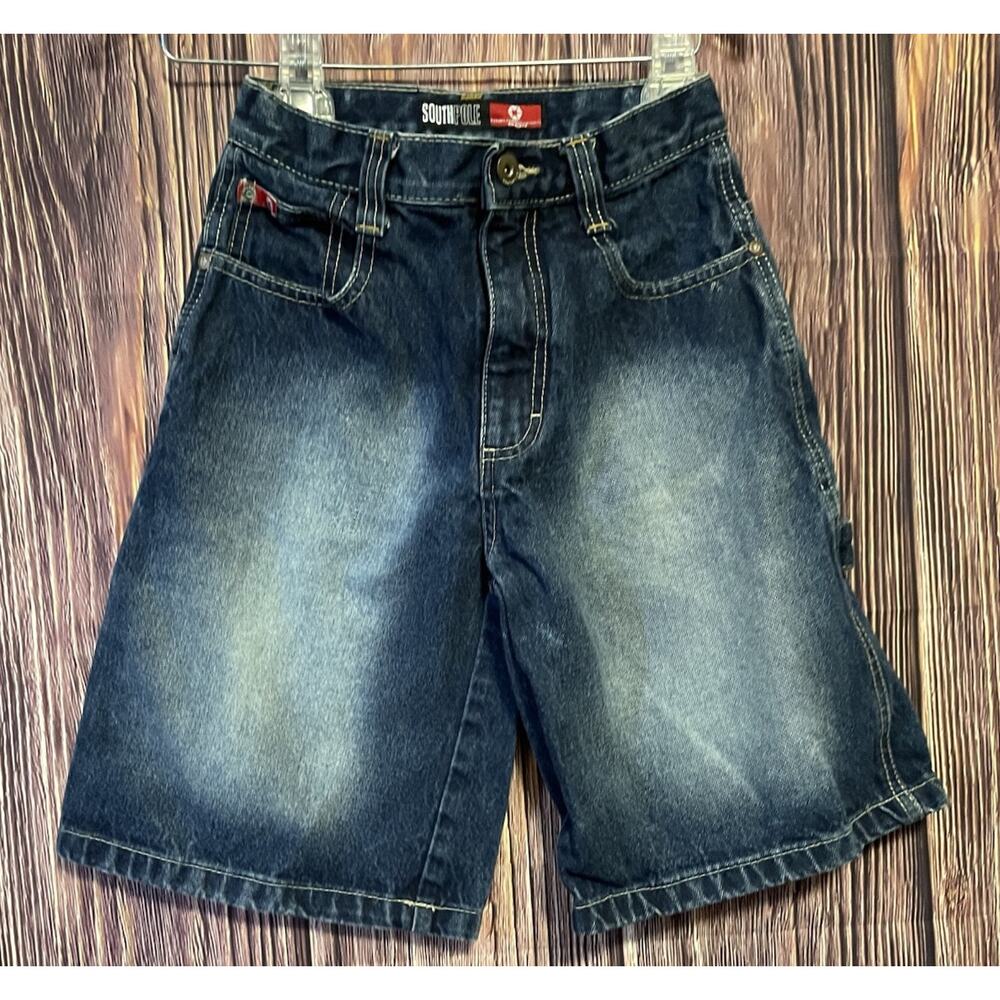 VTG Southpole Shorts Youth 8 Baggy Skater Y2K Boys Denim Jean Shorts